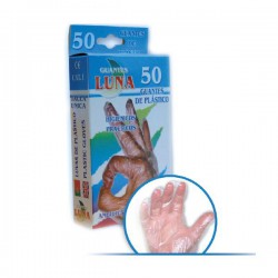 Guantes plÃ¡stico Luna 50uds